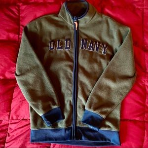 Old Navy boys zipper fleece jacket